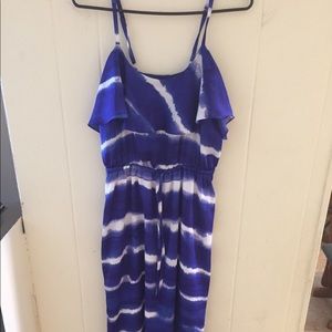 Express thin strap blue dress Size Small